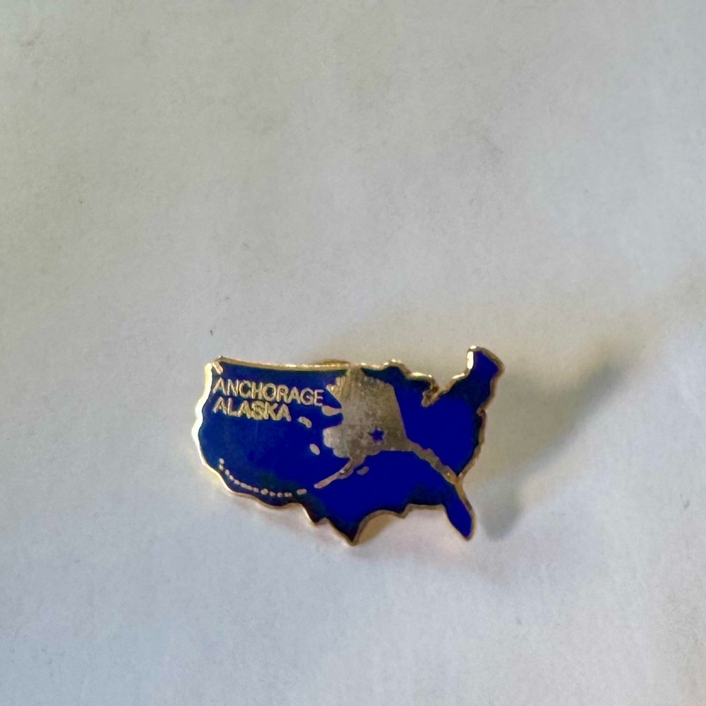 Anchorage Alaska Enamel Pin